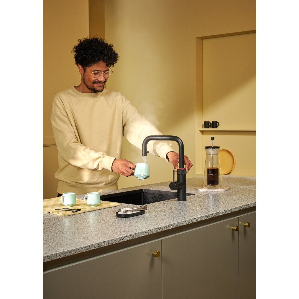 Quooker 2.0FXSBLK Flex Square Tap (Tap Only), Black