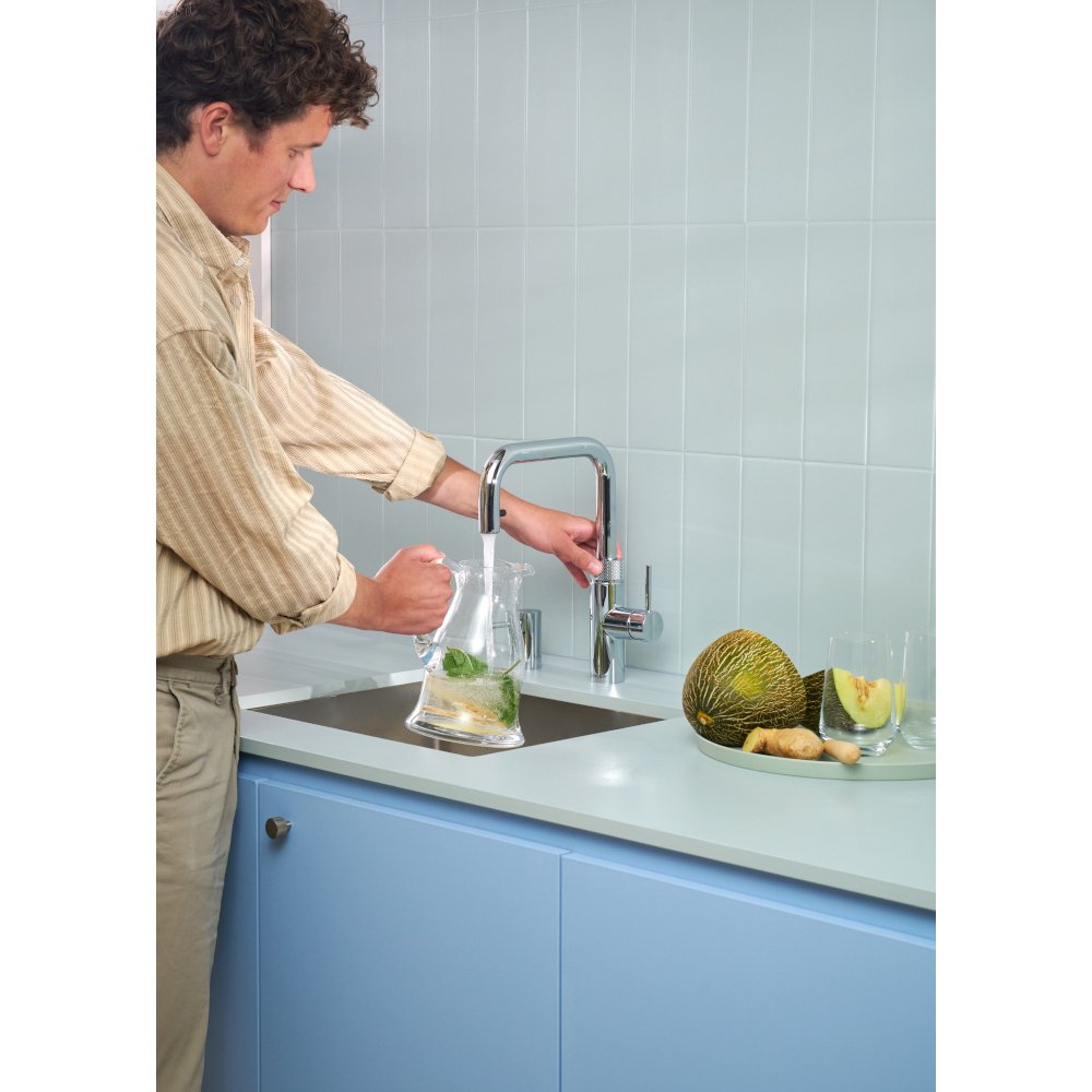 Quooker 2.0FXSCHR Flex Square Tap (Tap Only), Chrome