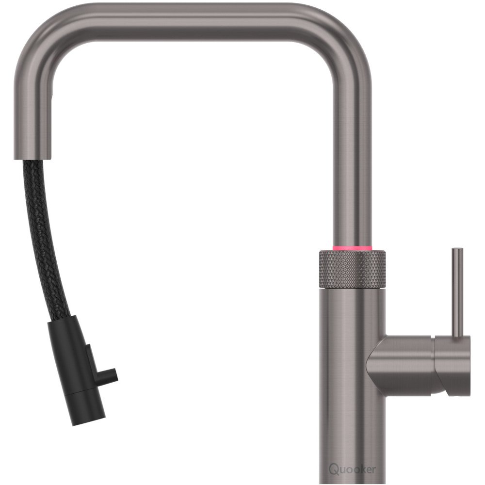 Quooker 2.0FXSGME Flex Square Tap (Tap Only), Gunmetal