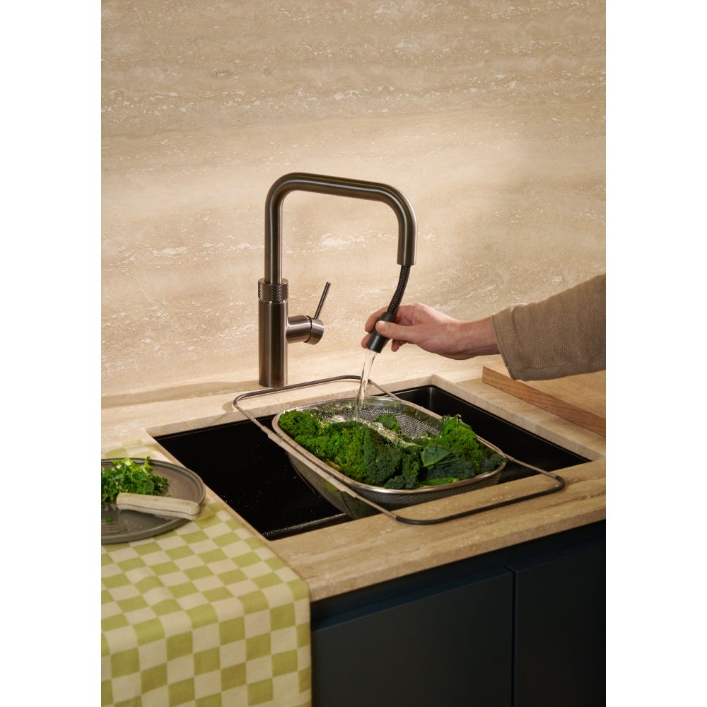 Quooker 2.0FXSGME Flex Square Tap (Tap Only), Gunmetal