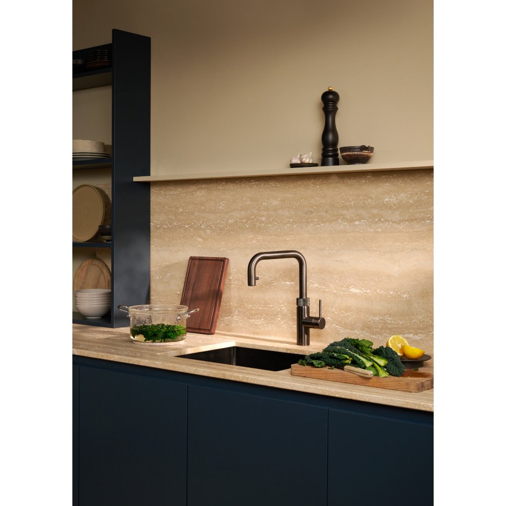 Quooker 2.0FXSGME Flex Square Tap (Tap Only), Gunmetal