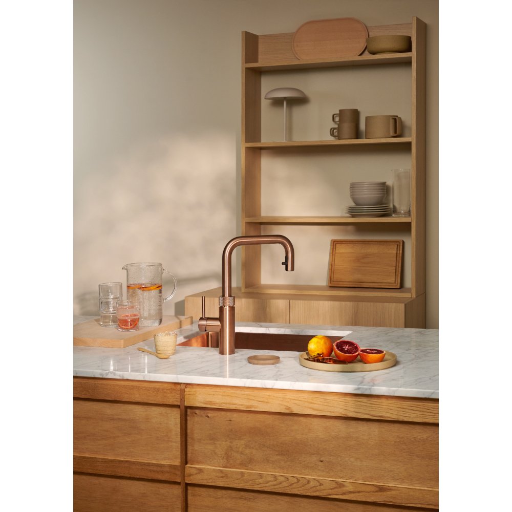 Quooker 2.0FXSRCO Flex Square Tap (Tap Only), Rose Copper
