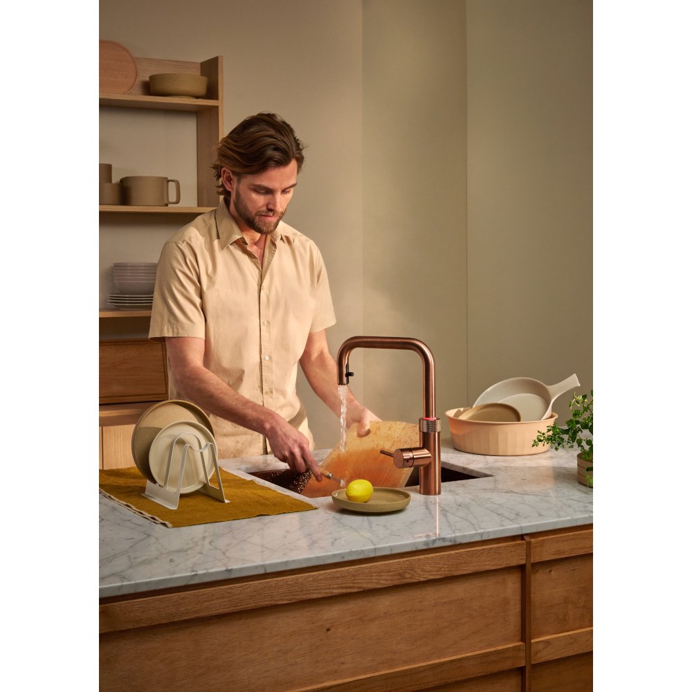 Quooker 2.0FXSRCO Flex Square Tap (Tap Only), Rose Copper