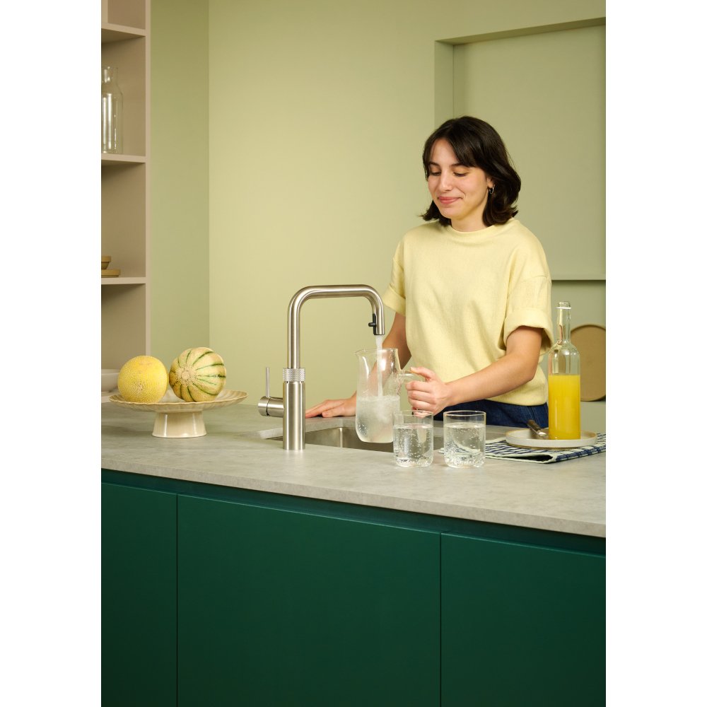 Quooker 2.0FXSSST Flex Square Tap (Tap Only), Stainless Steel