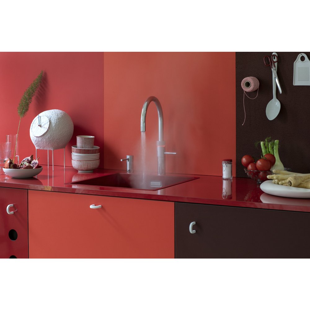 Quooker 2.2FRCHR 3 in 1 Fusion Round Tap with COMBI Tank, Chrome