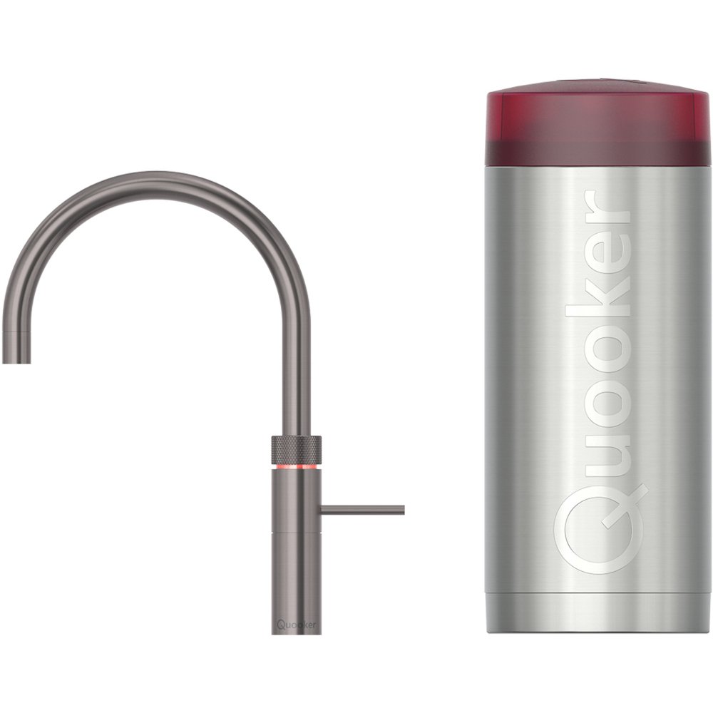 Quooker 2.2FRGME 3 in 1 Fusion Round Tap with COMBI, Gunmetal