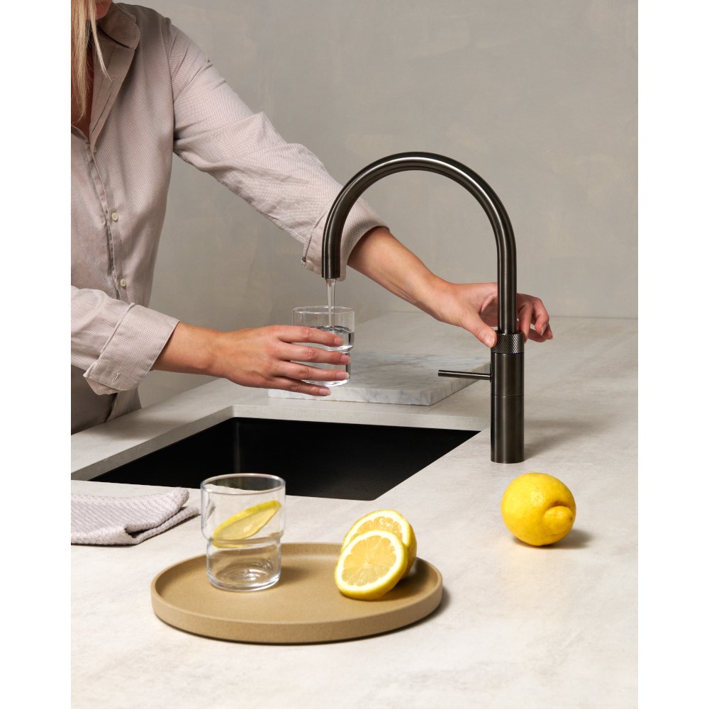Quooker 2.2FRGME 3 in 1 Fusion Round Tap with COMBI, Gunmetal