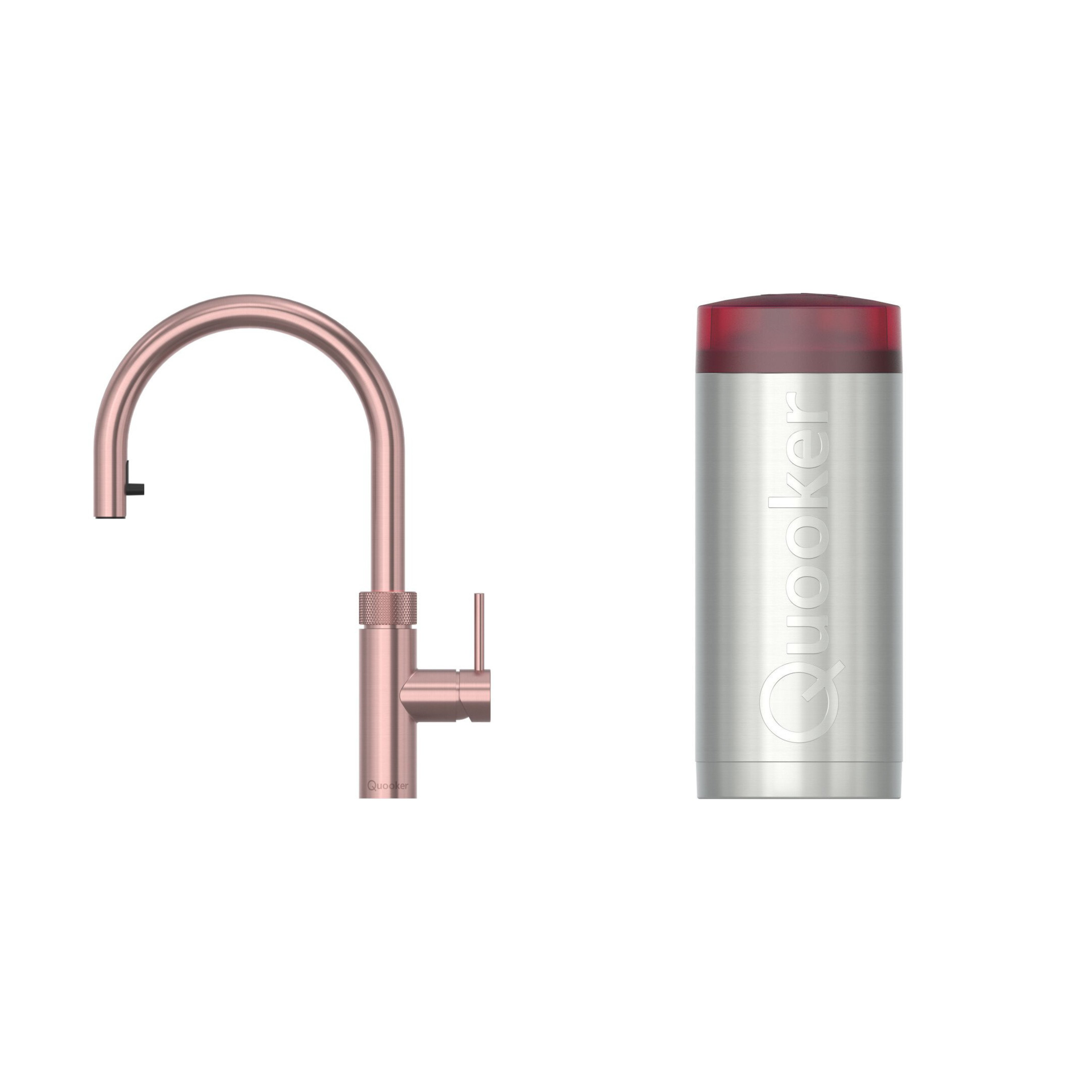 Quooker 2.2XRRCO 3 in 1 Flex 2.0 Round Tap with COMBI Tank, Rose Copper