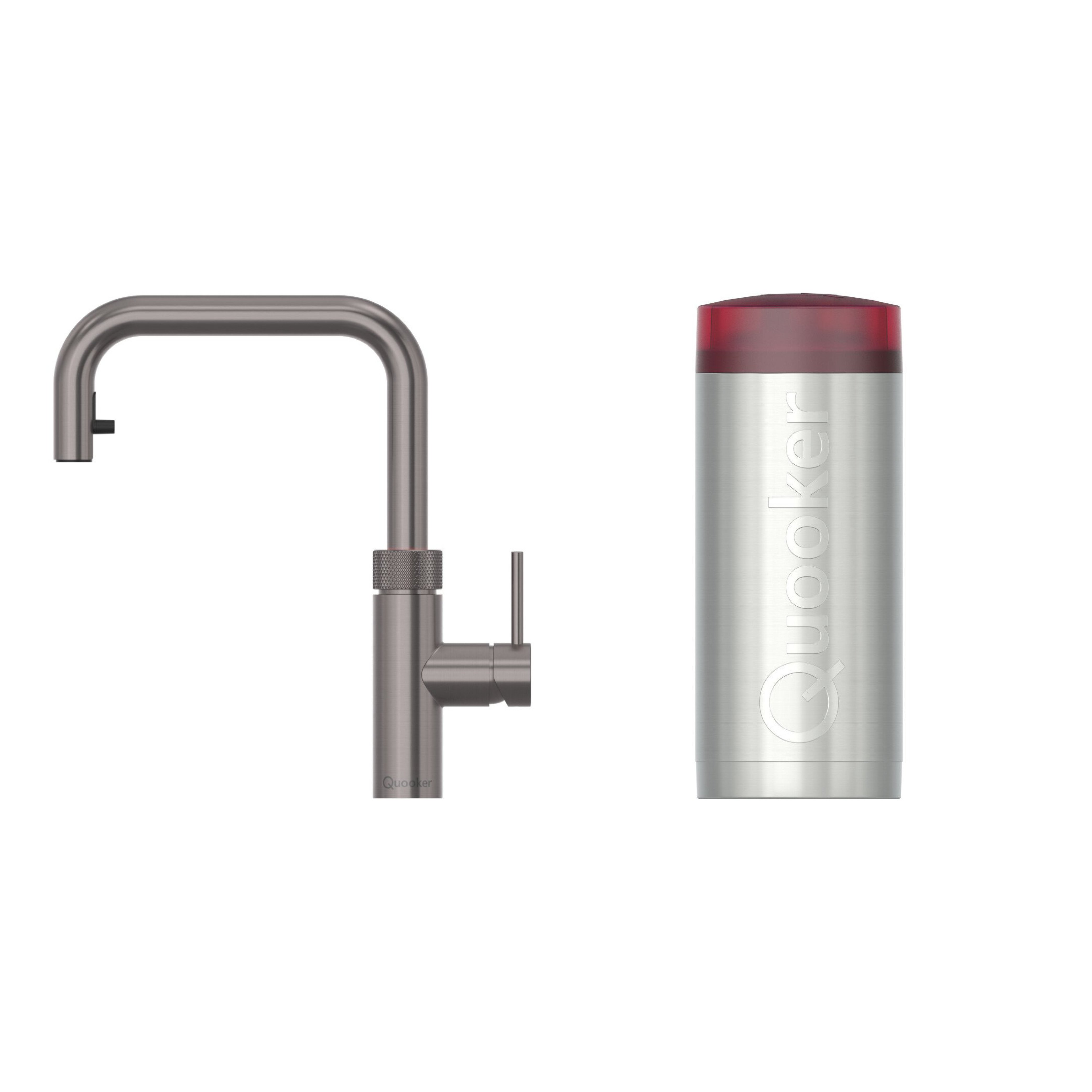Quooker Flex 2.0 Square Gunmetal Tap with COMBI Tank