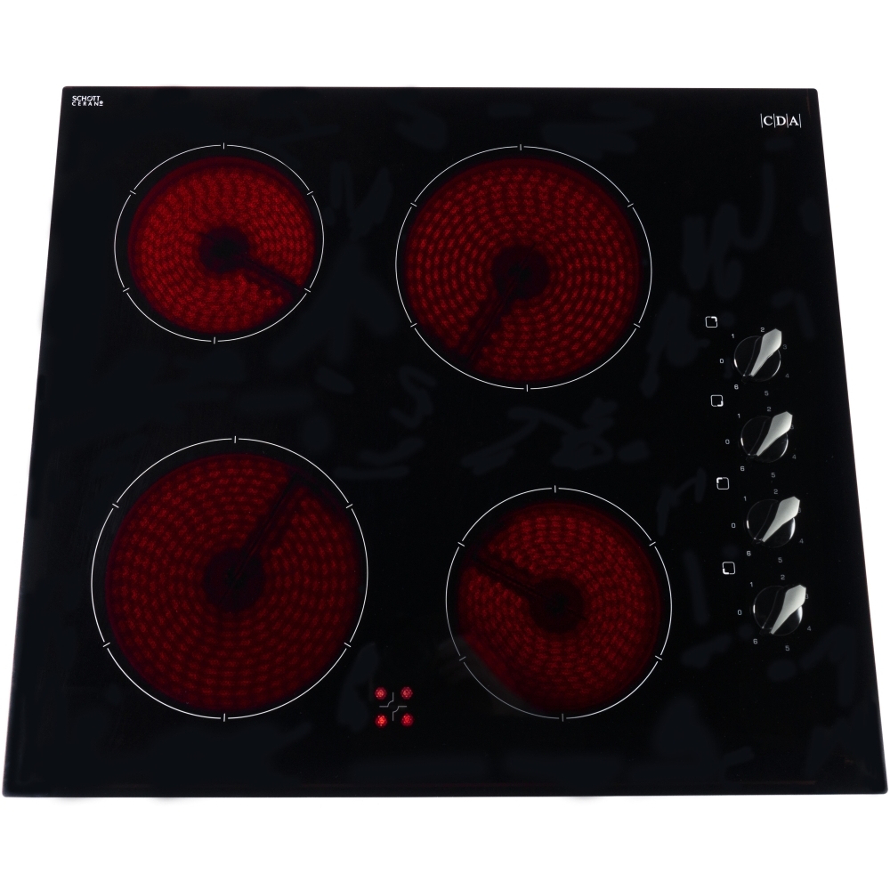 CDA HC6212FR 58cm Ceramic Hob, Black