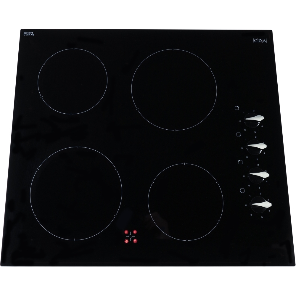 CDA HC6212FR 58cm Ceramic Hob, Black
