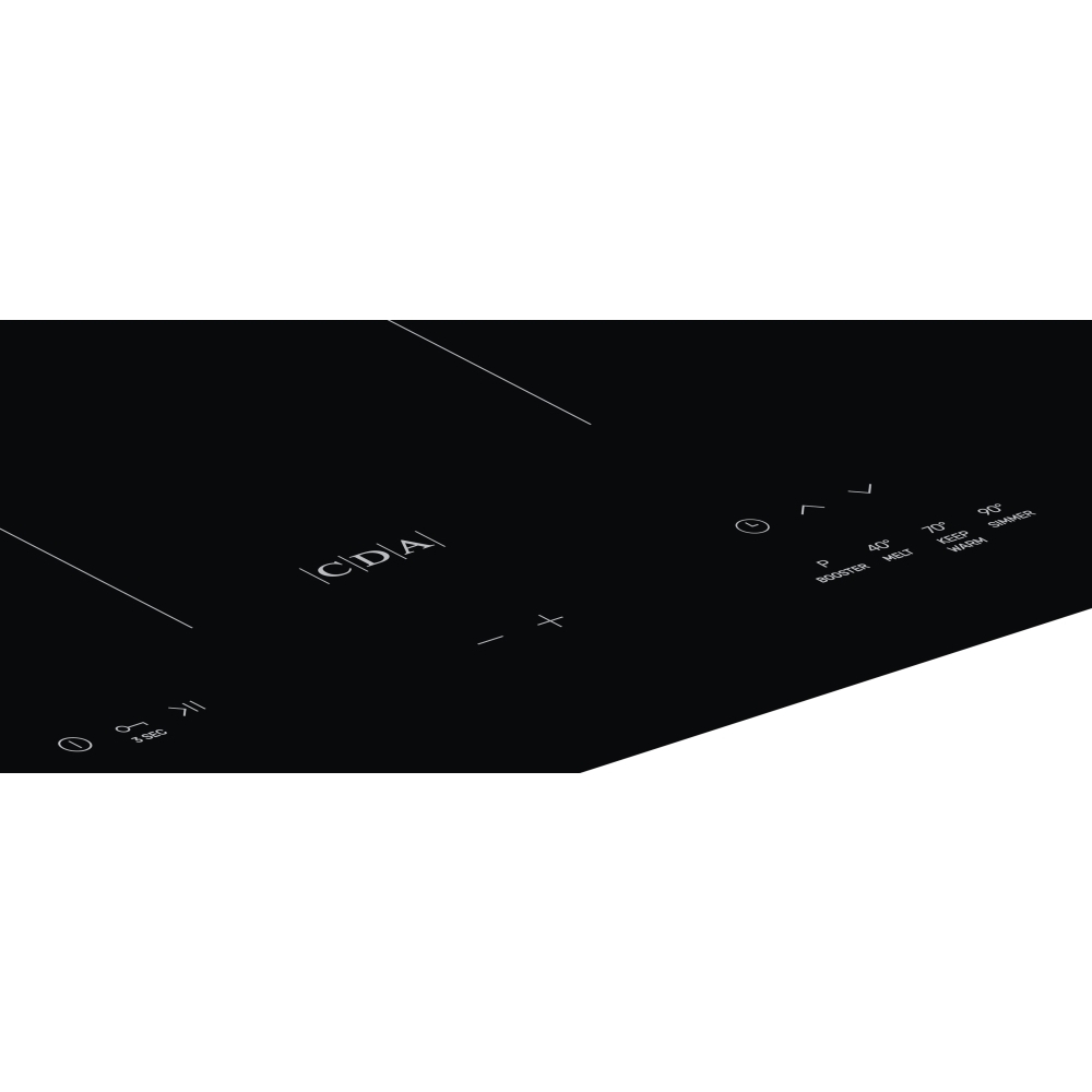 CDA HN6112FR 59cm Induction Hob, Black