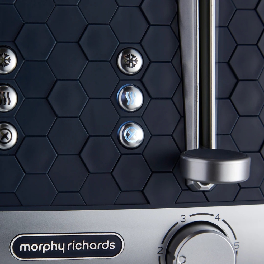 Morphy Richards 243021 Toaster, 4 Slice, Blue