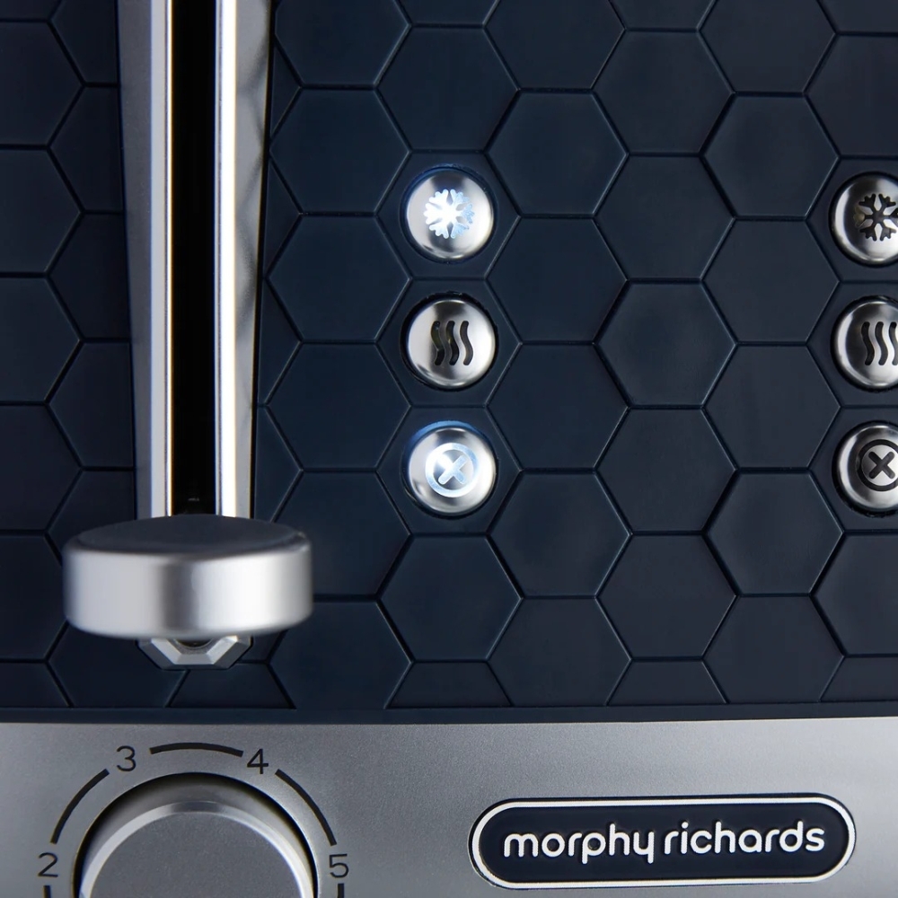 Morphy Richards 243021 Toaster, 4 Slice, Blue