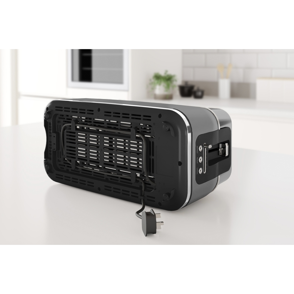Morphy Richards 245705 Signature Retro Toaster, 2 Slice, Grey