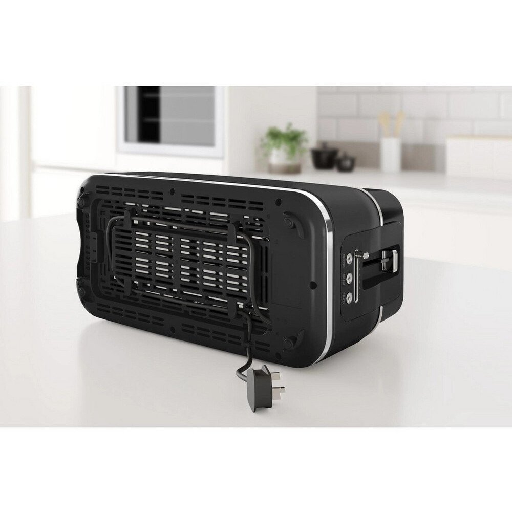Morphy Richards 245744 Signature Retro Toaster, 4 Slice, Black