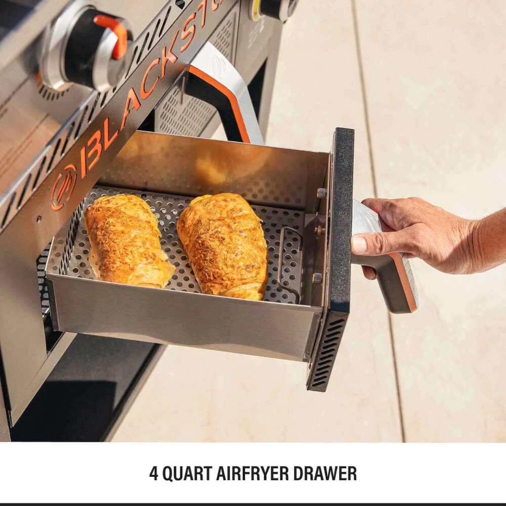 Blackstone 257-1785DK GriddlePlus 28" 2 Drawer Air Fryer Griddle