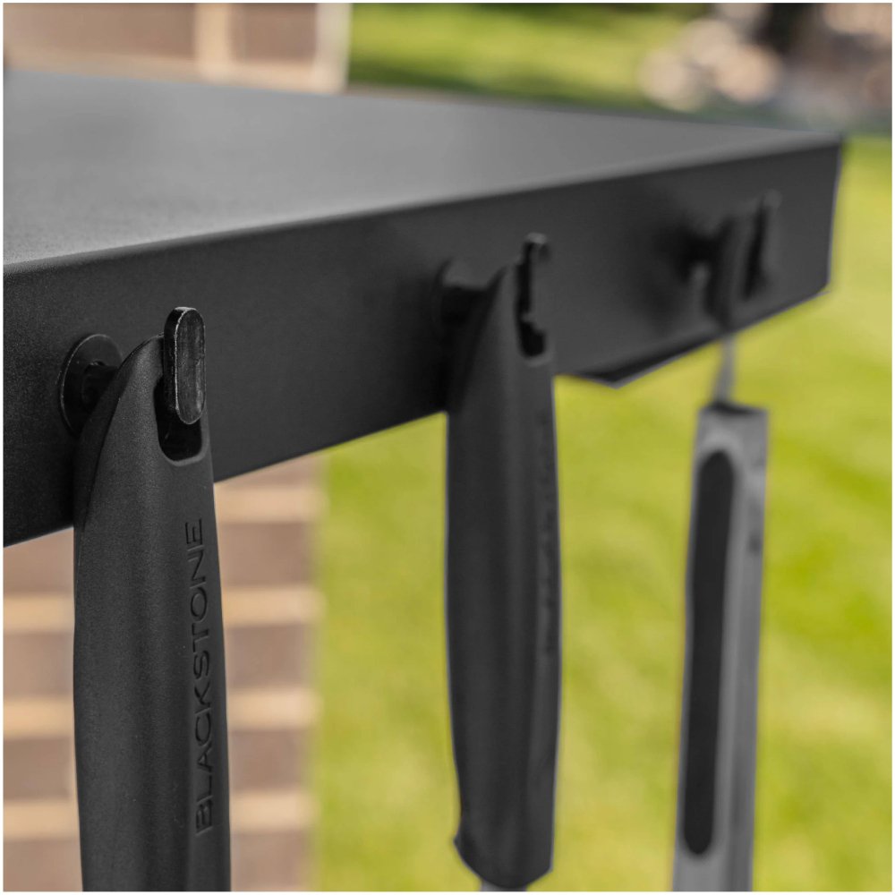 Blackstone 2310DK 28" Iron Forged Blackout Griddle Cooking Station with Hood 