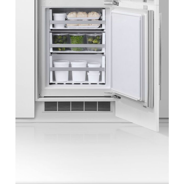 Fisher & Paykel RB60V18M Frost Free Integrated Fridge Freezer, Fixed Hinge, 60/40, E Rated