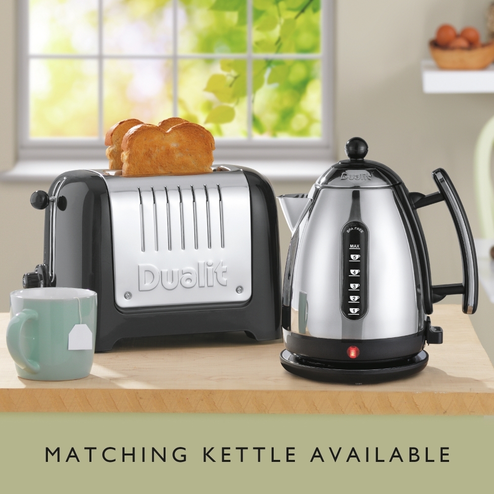 Dualit 26205 Lite Toaster, 2 Slice, Black