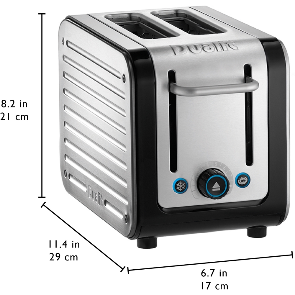Dualit 26505 Architect Toaster, 2 Slice, Black