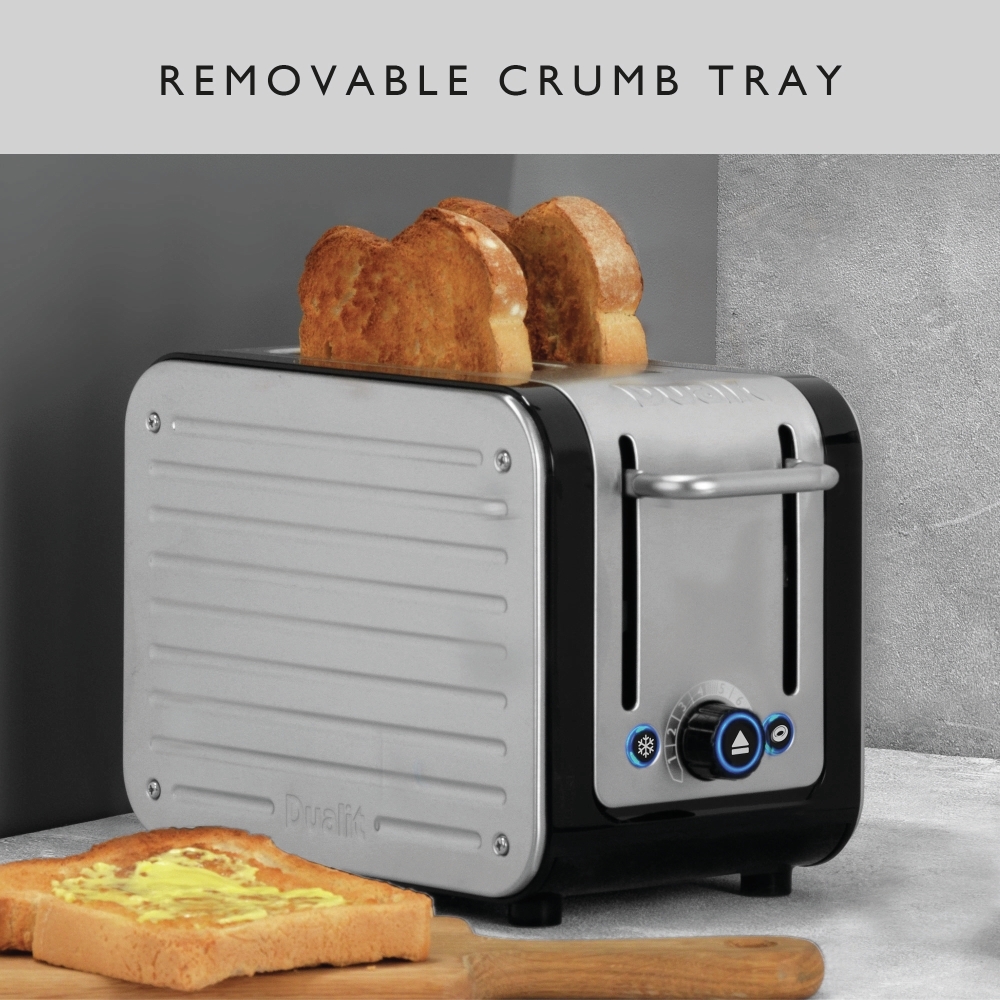 Dualit 26505 Architect Toaster, 2 Slice, Black