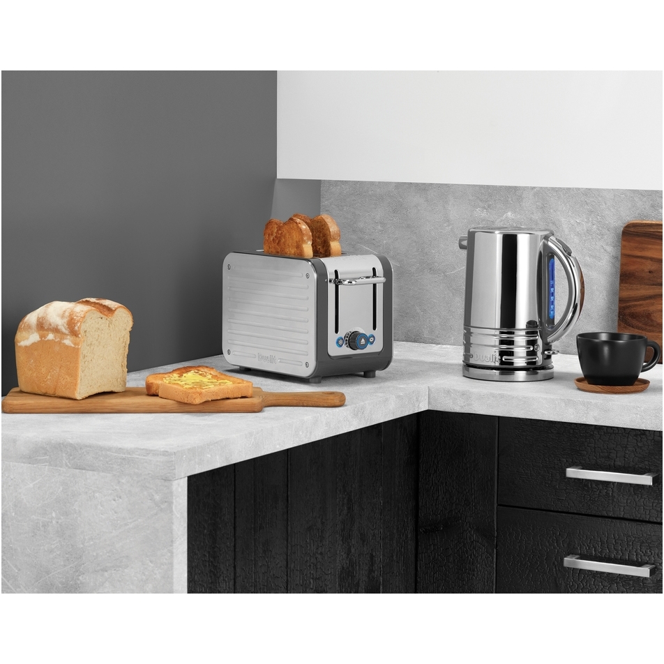 Dualit 26526 Architect Toaster, 2 Slice, Grey