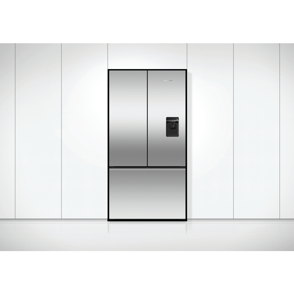 Fisher & Paykel RF540ANUX6 Series 7 American Fridge Freezer, Stainless Steel, E Rated,  Plumbed