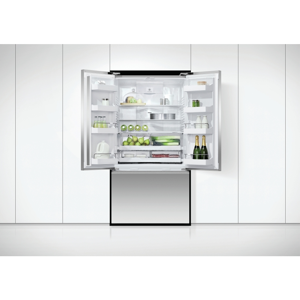 Fisher & Paykel RF540ANUX6 Series 7 American Fridge Freezer, Stainless Steel, E Rated,  Plumbed