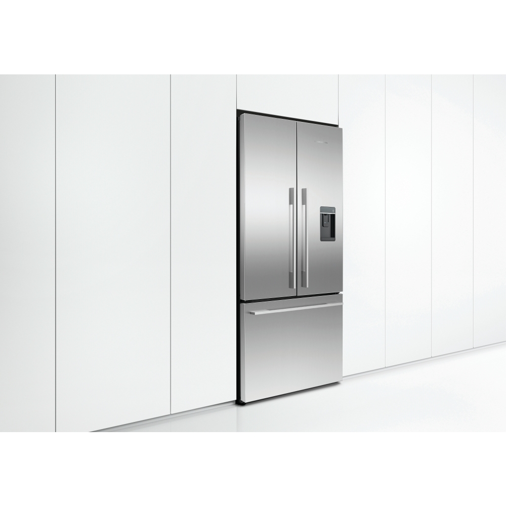 Fisher & Paykel RF540ADUX6 Series 7 American Fridge Freezer,  Plumbed, Stainless Steel, E Rated