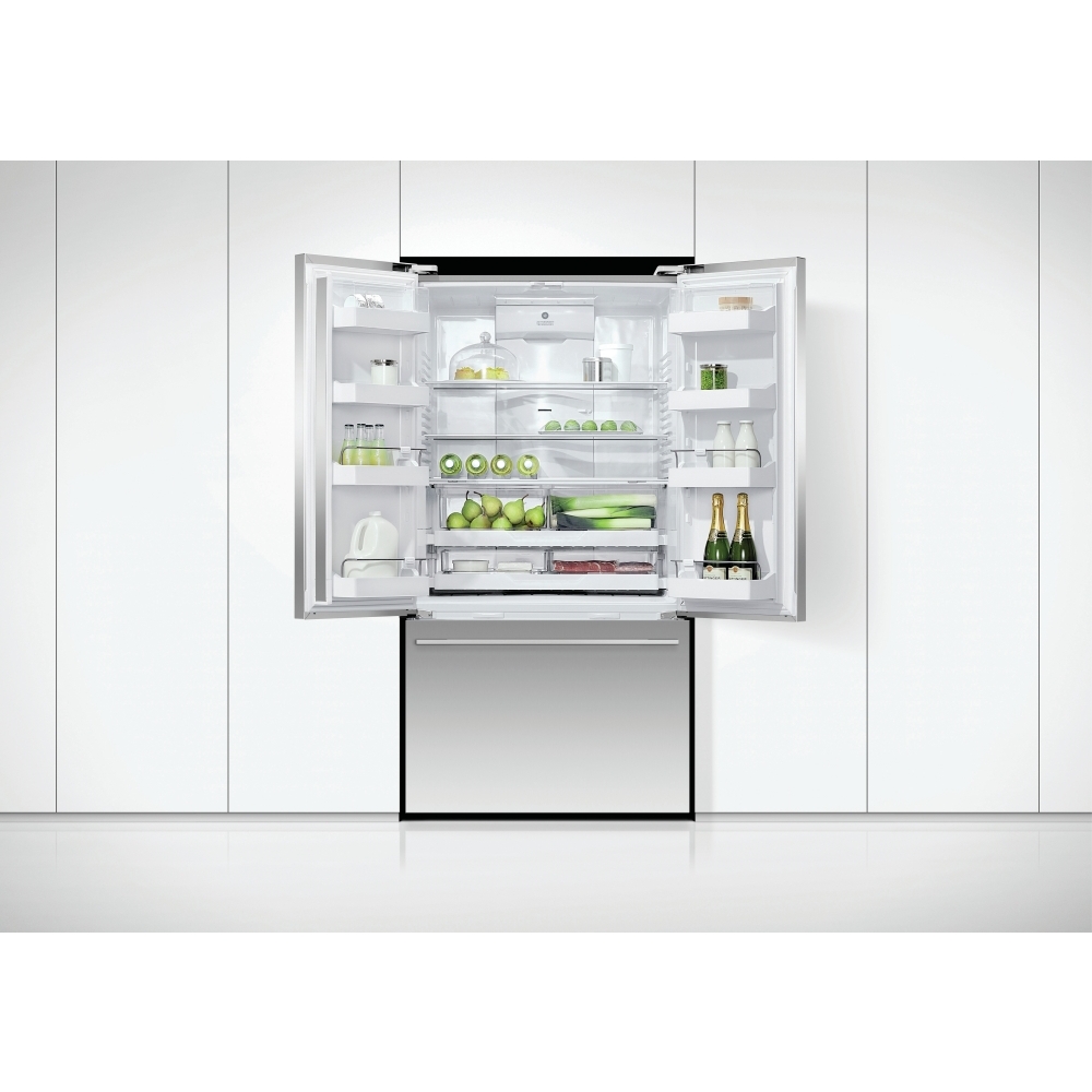 Fisher & Paykel RF540ADUX6 Series 7 American Fridge Freezer,  Plumbed, Stainless Steel, E Rated