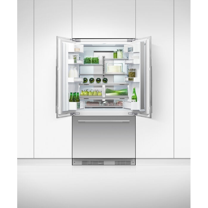 Fisher & Paykel RS90AU3 Integrated American Fridge Freezer, E Rated,  Plumbed