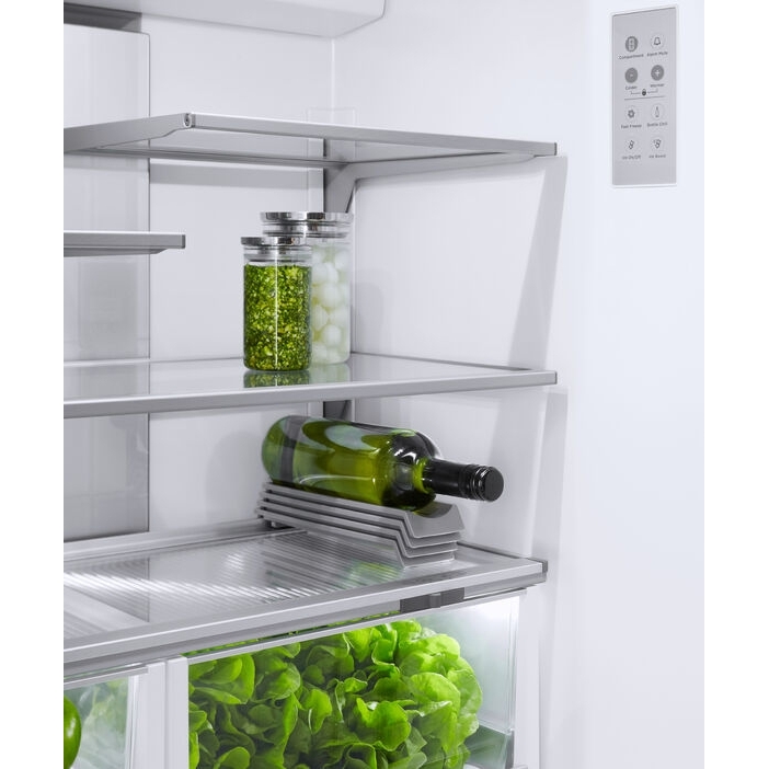 Fisher & Paykel RS90AU3 Integrated American Fridge Freezer, E Rated,  Plumbed