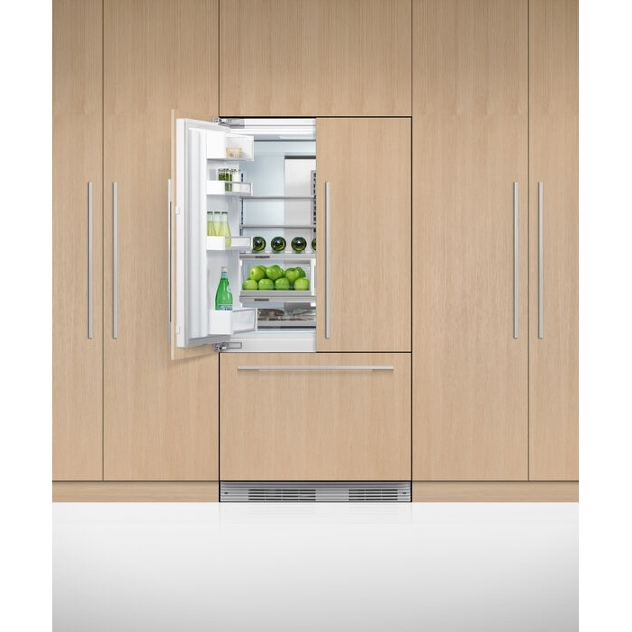 Fisher & Paykel RS90A3 Integrated American Fridge Freezer, E Rated,  Non-Plumbed