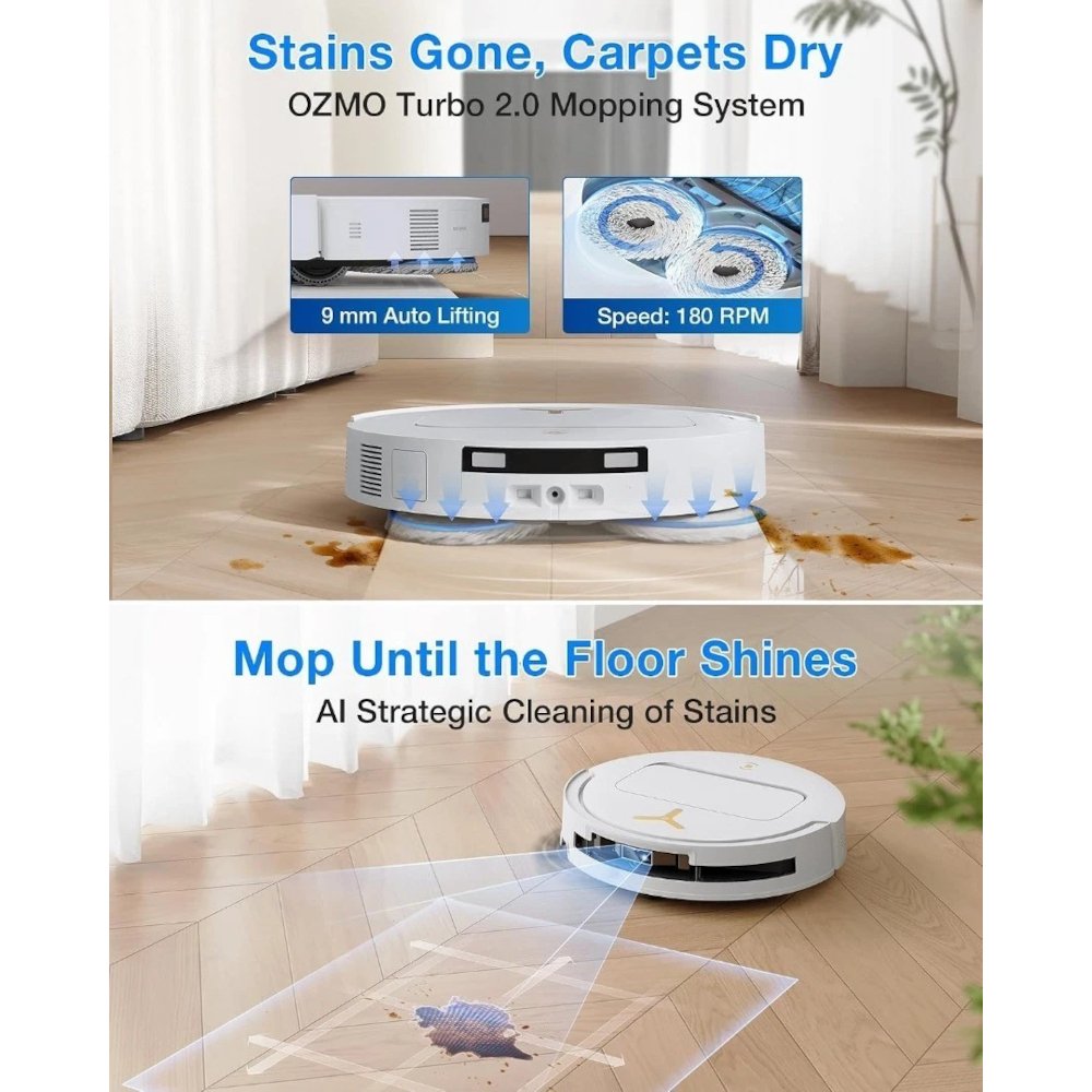 Ecovacs DEEBOT T50 Pro Omni Gen 3 Robot Vacuum & Mop with LiDAR
