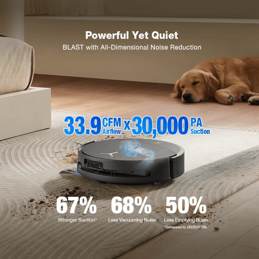 Ecovacs DEEBOT T90 Pro Omni Automated Robot Vacuum Cleaner