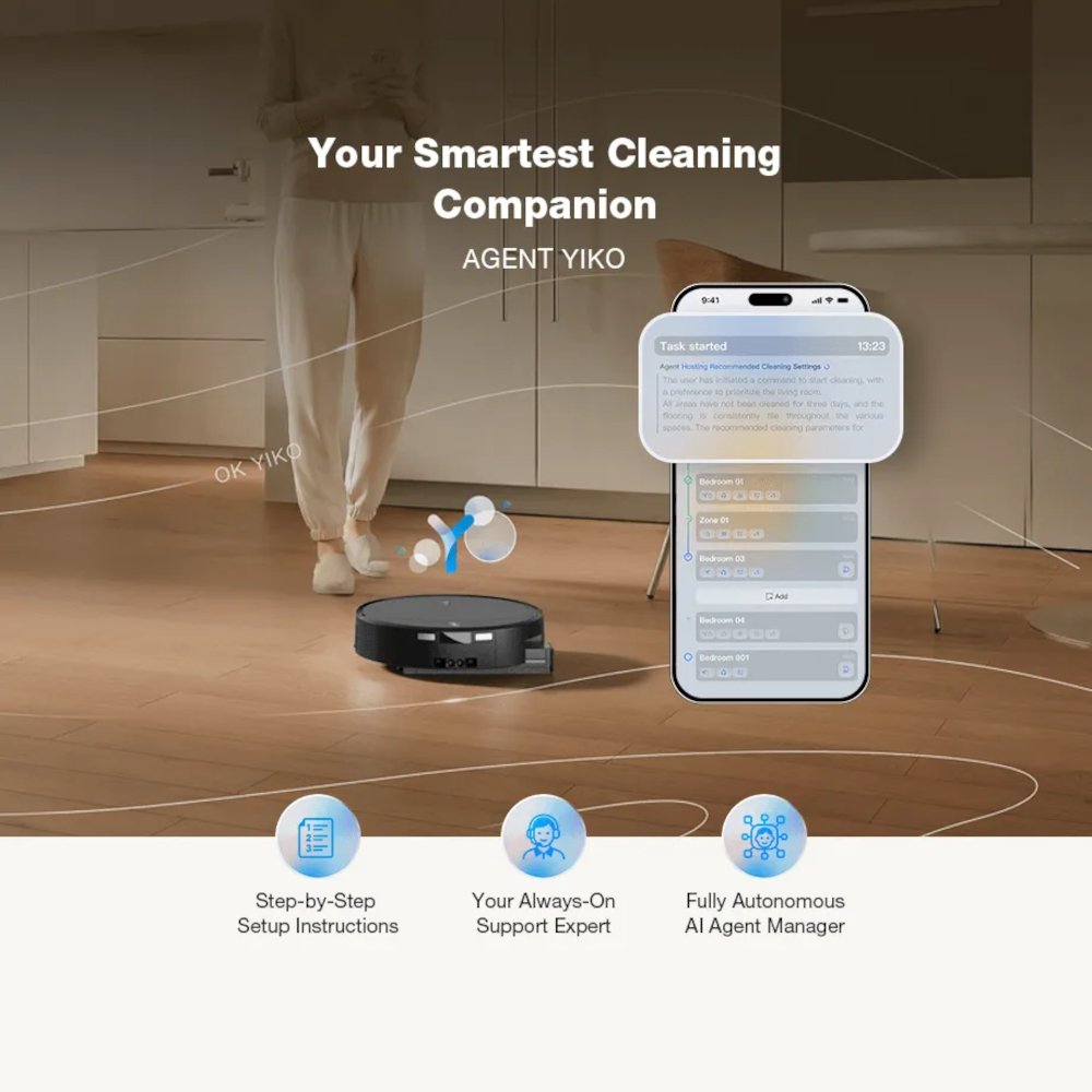 Ecovacs DEEBOT T90 Pro Omni Automated Robot Vacuum Cleaner
