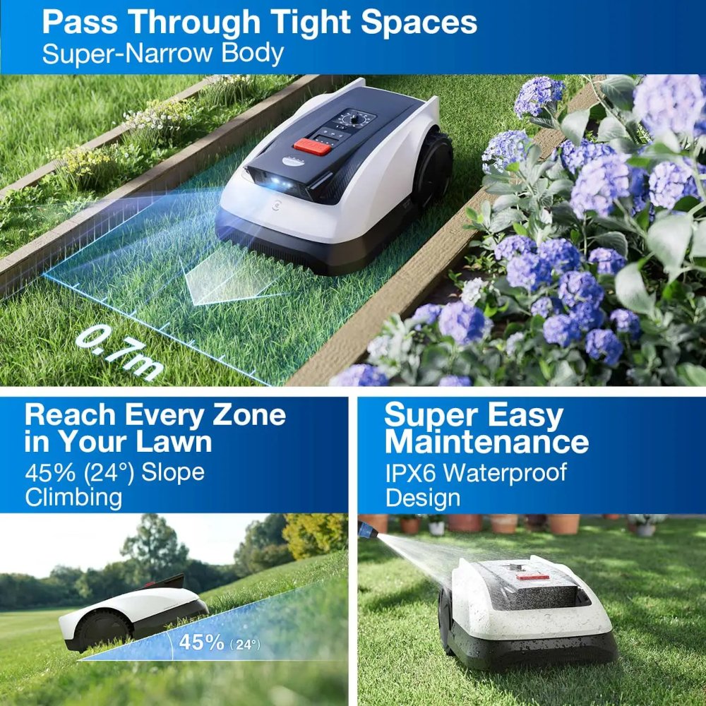 Ecovacs GOAT O800 RTK Robotic Lawn Mower