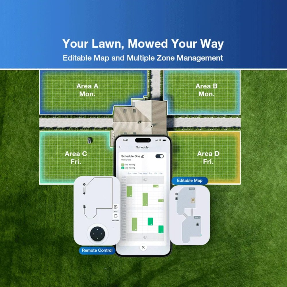 Ecovacs GOAT O600 RTK Robot Lawn Mover