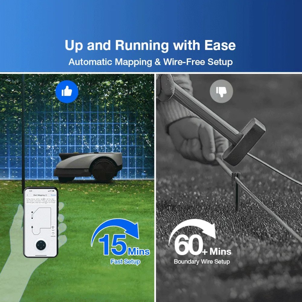 Ecovacs GOAT O600 RTK Robot Lawn Mover