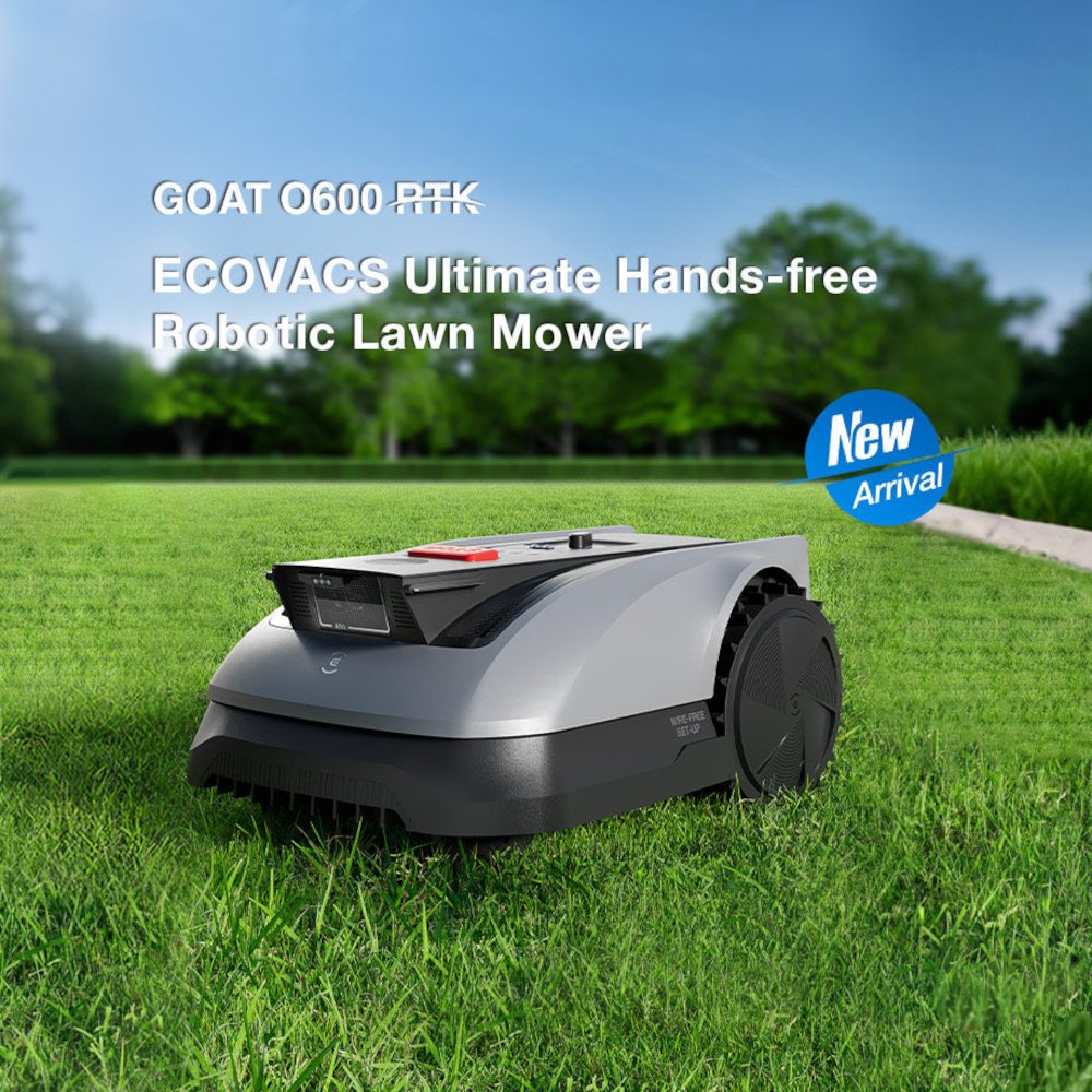 Ecovacs GOAT O600 RTK Robot Lawn Mover