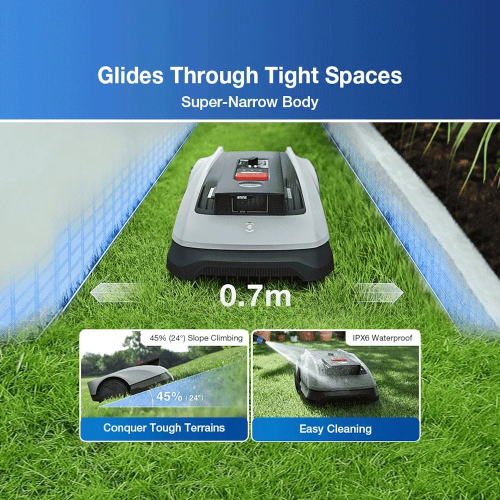 Ecovacs GOAT O600 RTK Robot Lawn Mover