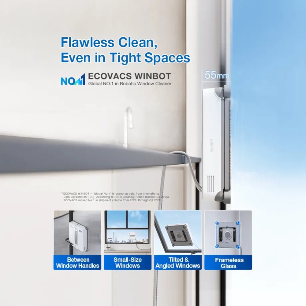 Ecovacs WINBOT mini 2 Window Cleaning Robot
