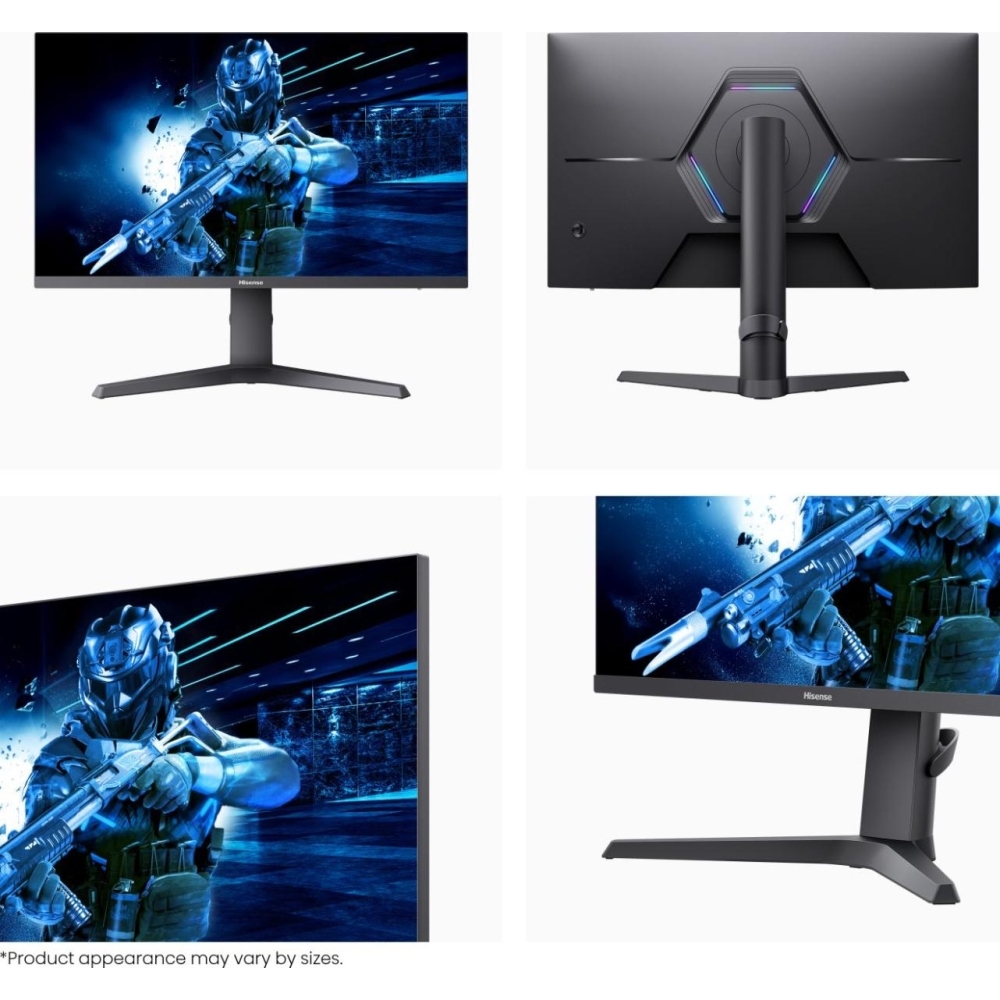 Hisense 27G6QUK 27" LCD  Gaming Monitor, Black, F Rated