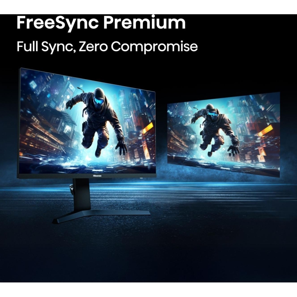 Hisense 27G6QUK 27" LCD  Gaming Monitor, Black, F Rated