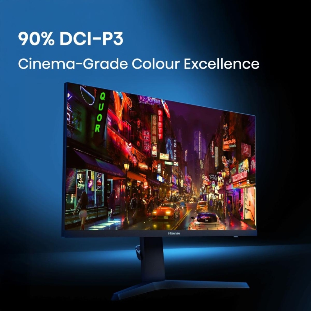 Hisense 27G6QUK 27" LCD  Gaming Monitor, Black, F Rated