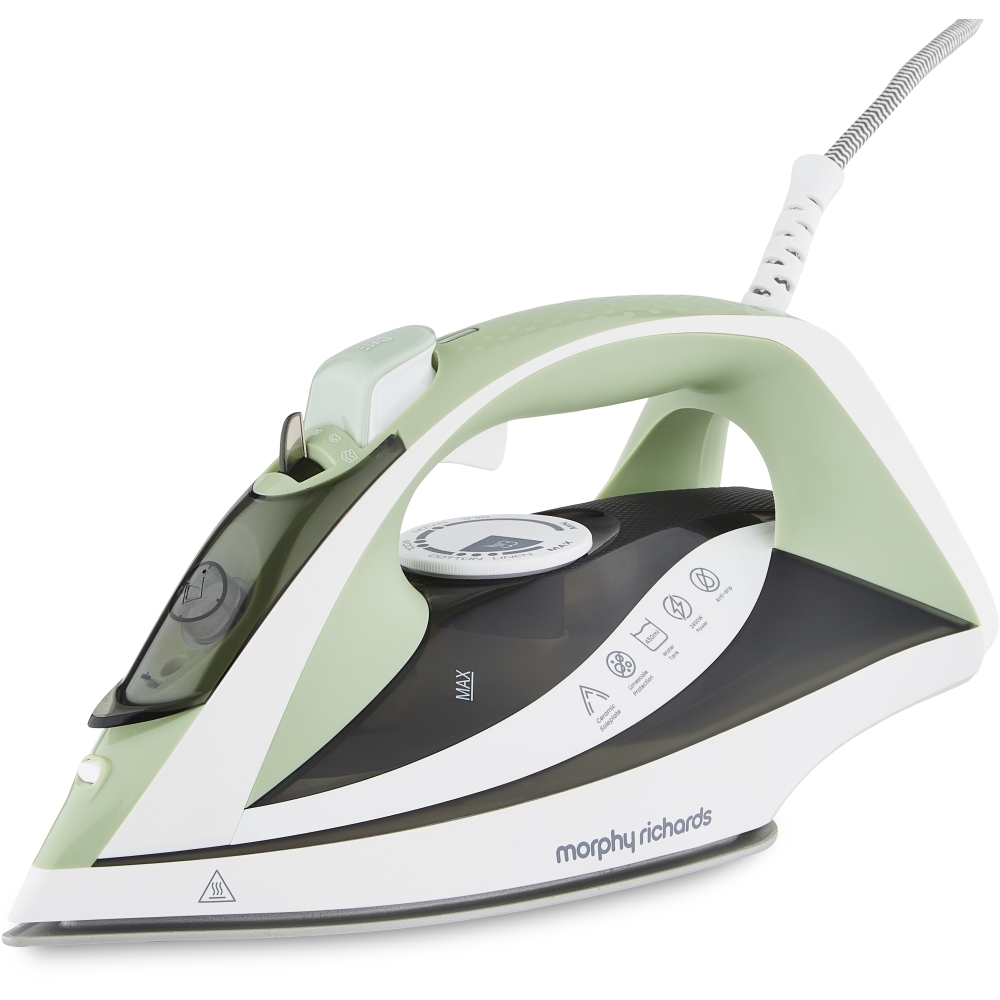 Morphy Richards 302010 Steam Flow 2400W Turbo Steam Iron, Green
