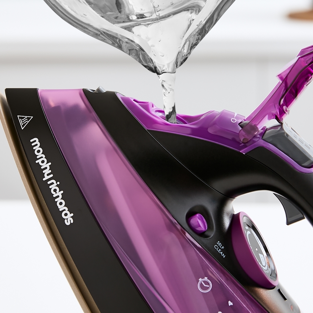 Morphy Richards 303140 Turbosteam 2800W Steam Iron, Purple