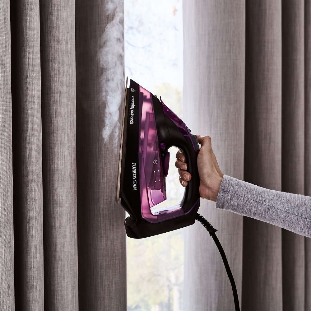 Morphy Richards 303140 Turbosteam 2800W Steam Iron, Purple