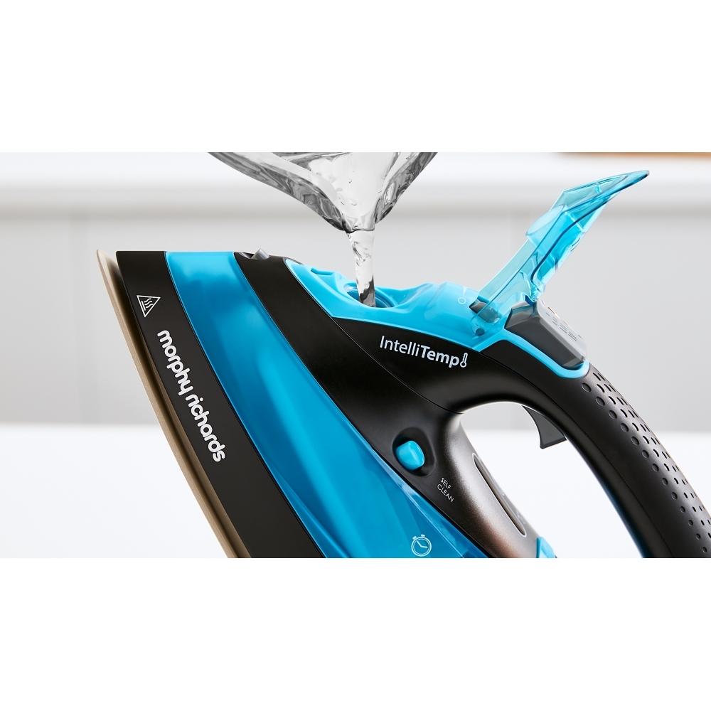 Morphy Richards 303210 Turbosteam 3100W Pro Digital Intellitemp Iron, Blue